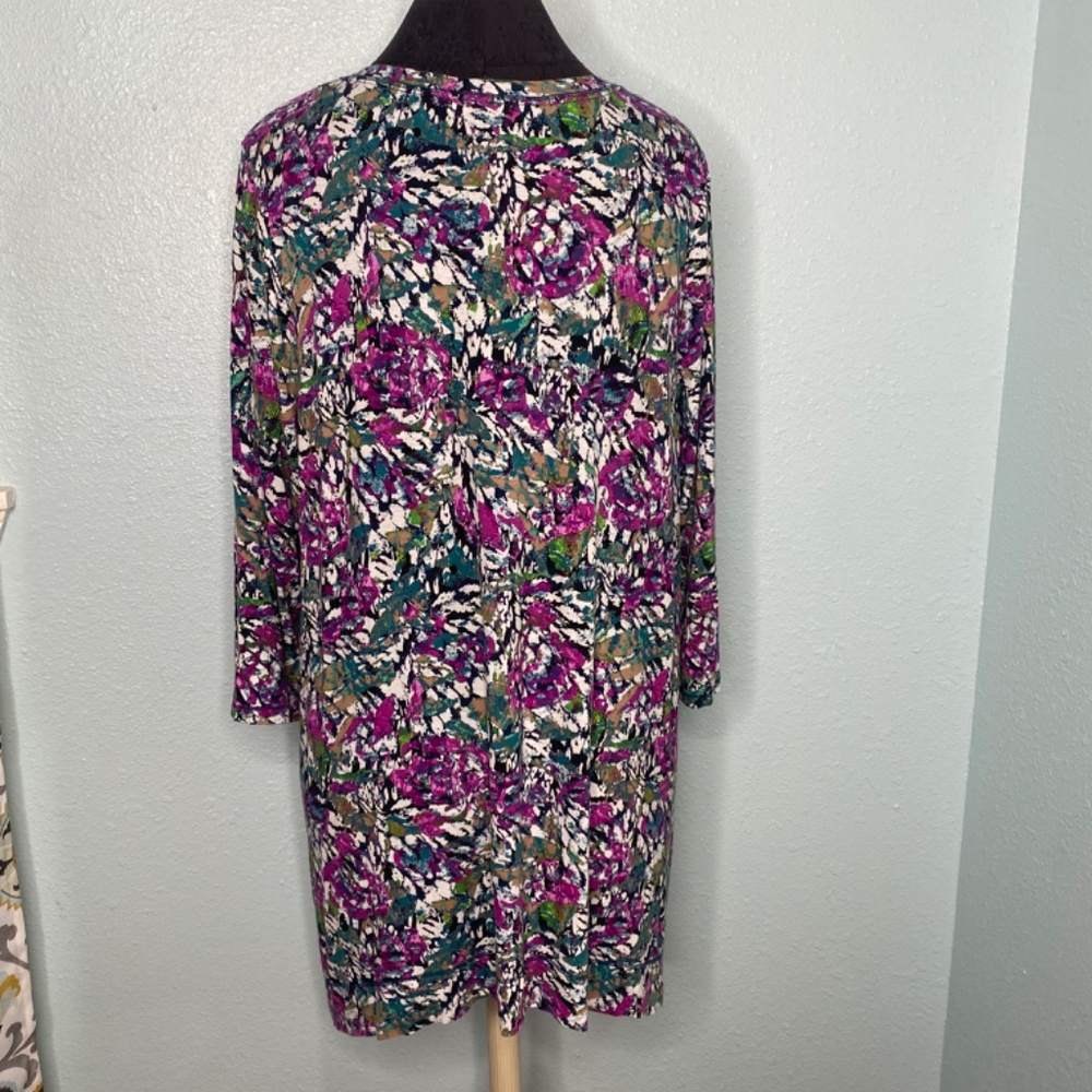 Lucy & Laurel Plus Size Colorful Tunic - image 3